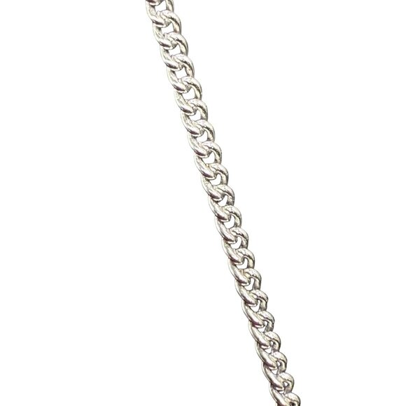 Ethiopian Opal Cross Pendant Necklace Sterling Silver 19 1/2" Chain - Picture 6 of 11